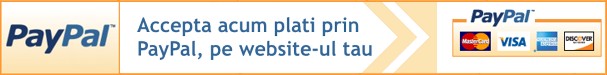 Inscrie-te in PayPal si accepta carti de credit instant!